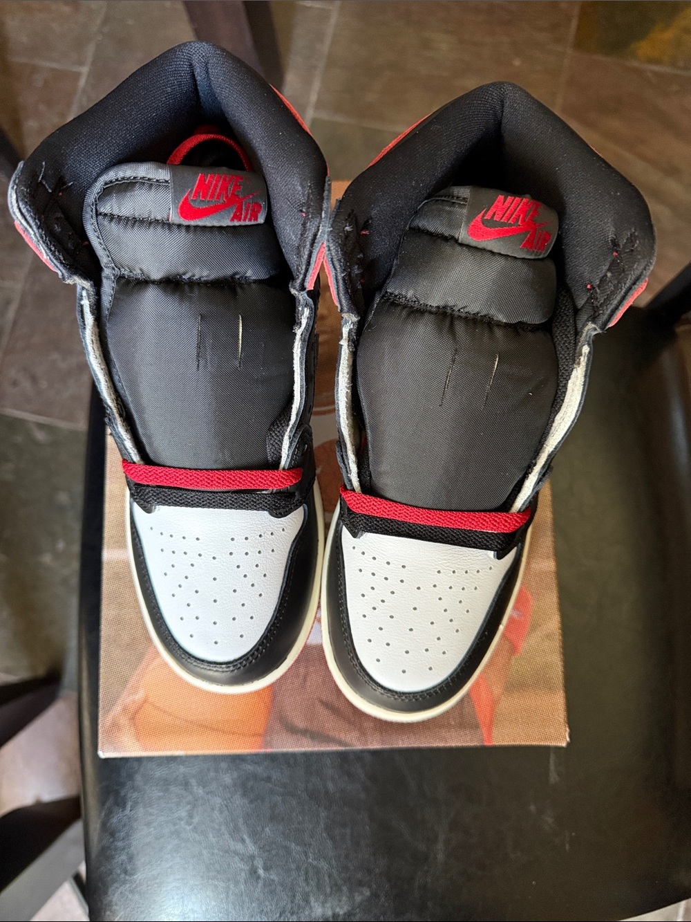 New Nike Air Jordan 1 Retro Highβ OG GS - FD1437 106 - Black, White & Red